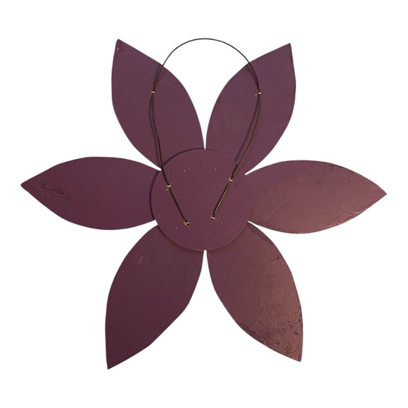 Wooden Flower Wall Decor - Picture 2 of 2